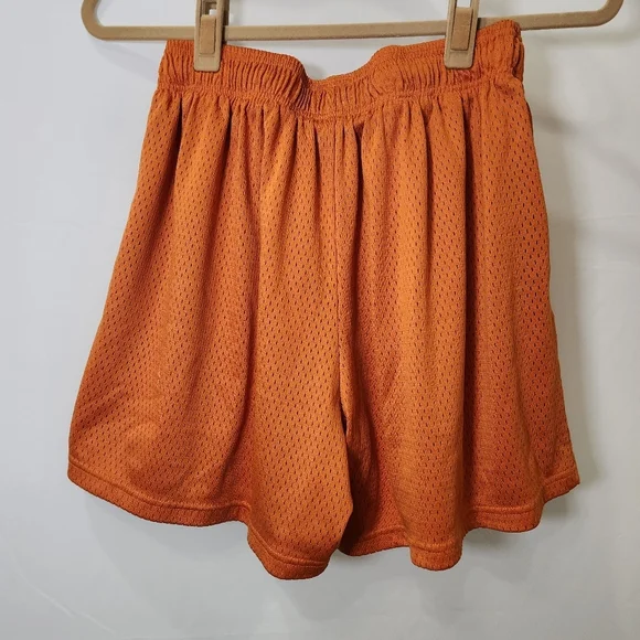 Inaka Power Orange White Mesh Athletic Shorts - Picture 2 of 6
